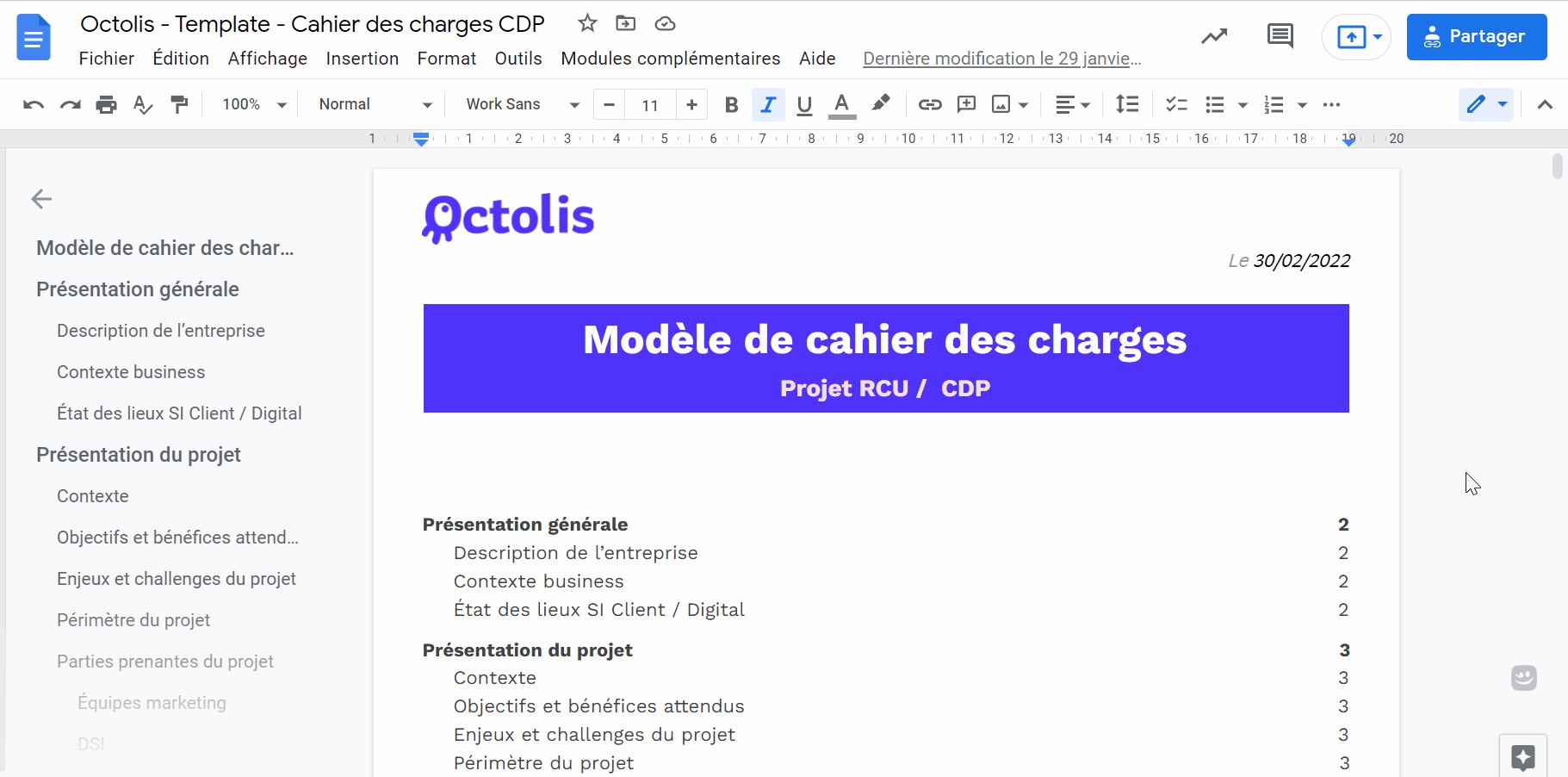 modele cahier des charges cdp